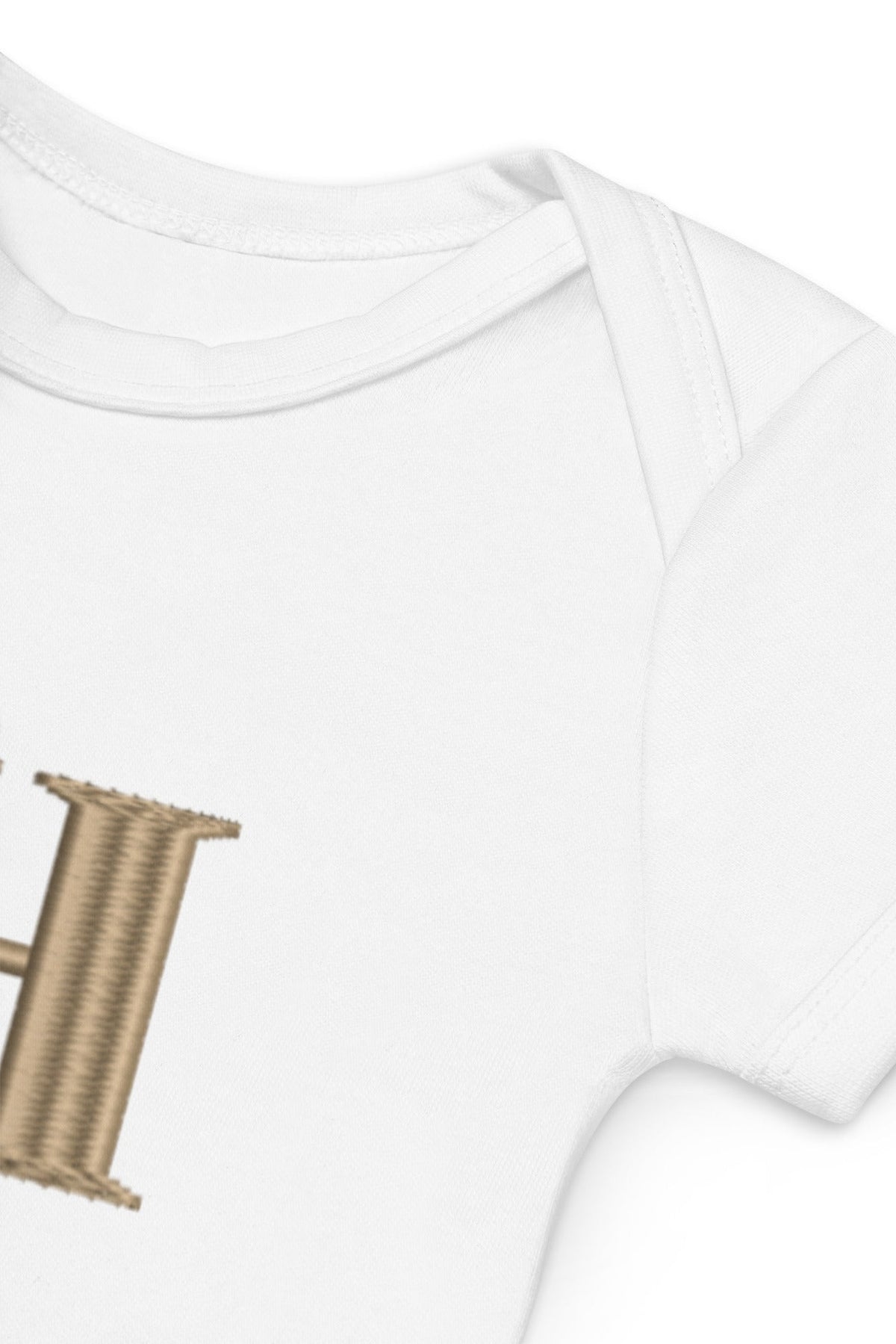 Santa Hat With Initial Bodysuit Vest