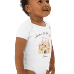 Welcome to the World Princess Castle (Personalised Name Bodysuit) - Cozy Crew Club
