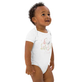 Stork Baby Girl Due Bodysuit