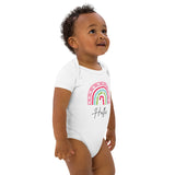 Personalised Christmas Rainbow Bodysuit