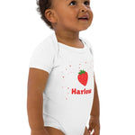Strawberry Personalised Bodysuit - Cozy Crew Club