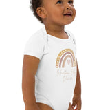 Neutral Heart Rainbow Baby Due Bodysuit - Cozy Crew Club