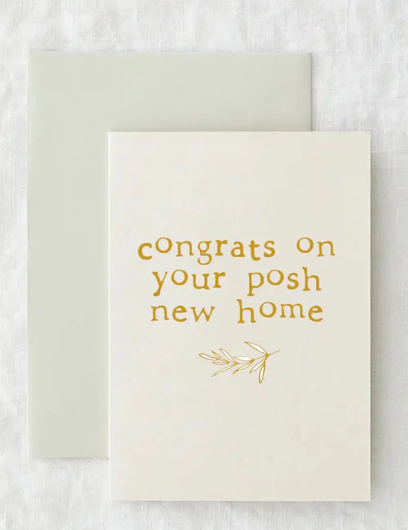 Congrats On Your Posh New Home - Gift Card - Cozy Crew Club