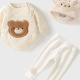 Bear 3 Piece Set (Bodysuit, Leggings, Hat) Cozy Crew Club Outfit Sets mora-uk.myshopify.com bear-3-piece-winter-set-bodysuit-leggings-hat   allproducts, Baby, baby collection, bear, bear collection, BFCM-30, China, CHRISTMAS20, clothing, daywear, headband, https://www.alibaba.com/product-detail/2021-Summer-Cotton-Babys-Bear-Print_1600355038752.html?spm=a2700.shop_plser.41413.28.583a3b41hqeqqQ, LINECARD, new in, nonpersonalised, outfit, PADDY10, pramsuit, set, shorts, summersale24, tshirt, WINTER20, zero