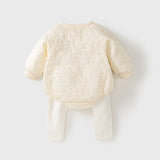 Bear 3 Piece Winter Set (Romper, Leggings, Hat)