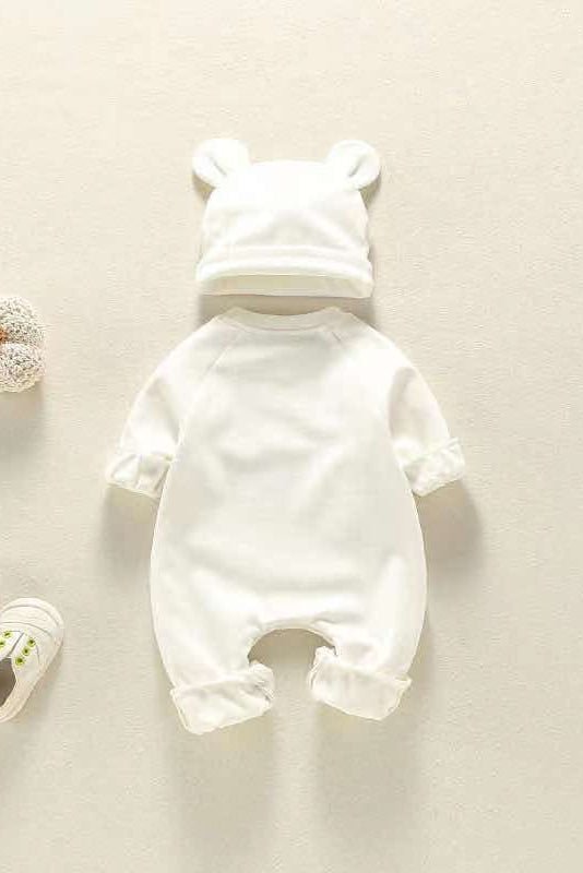 Bear Patch Romper, Hat - Brown or White Cozy Crew Club Rompers mora-uk.myshopify.com bear-patch-romper-hat-and-mittens   10off, 20off, allproducts, baby, baby collection, bear, bear collection, bear print, BFCM-20, BFCM-25, BFCM20, BOXINGDAY, China, CHRISTMAS20, clothing, LINECARD, new in, nightwear, nonpersonalised, outfit, PADDY10, romper, WINTER30