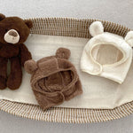 The Love Fur Bear Knitted Hooded Pramsuit - Cozy Crew Club