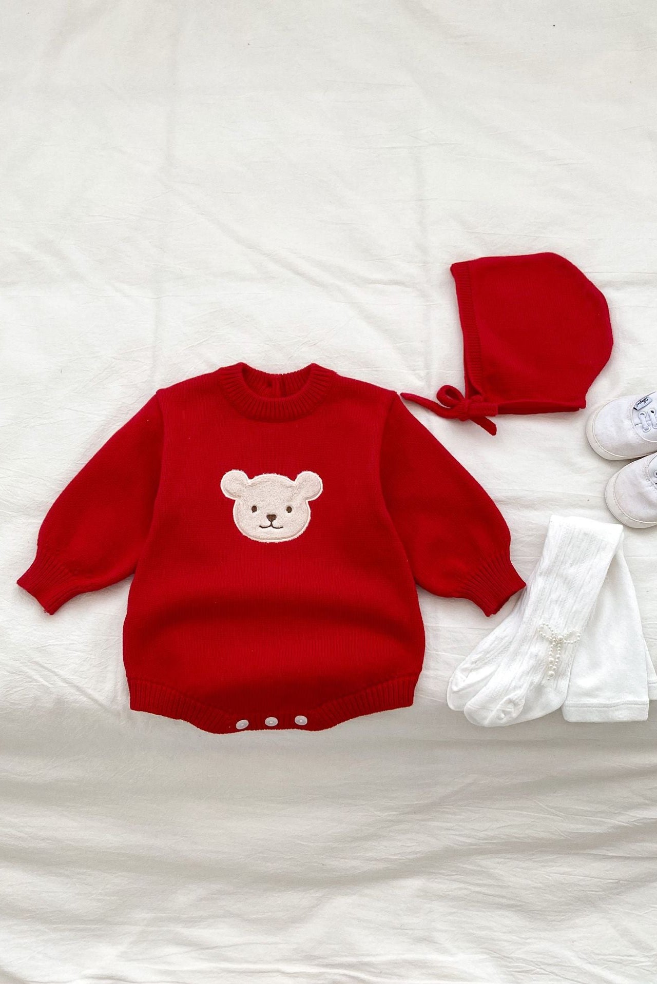 Winter Bear Knitted Bodysuit Cozy Crew Club Bodysuits mora-uk.myshopify.com winter-bear-bodysuit Red / 0-6 M WBRR06 10off, 20off, allproducts, autumn, baby, baby collection, bear, bear collection, bear print, BFCM-50, BFCM20, bodysuit, china, CHRISTMAS20, clothing, KNIT, knitted, new in, nightwear, nonpersonalised, PADDY33, summersale24, winter, WINTER40, zero