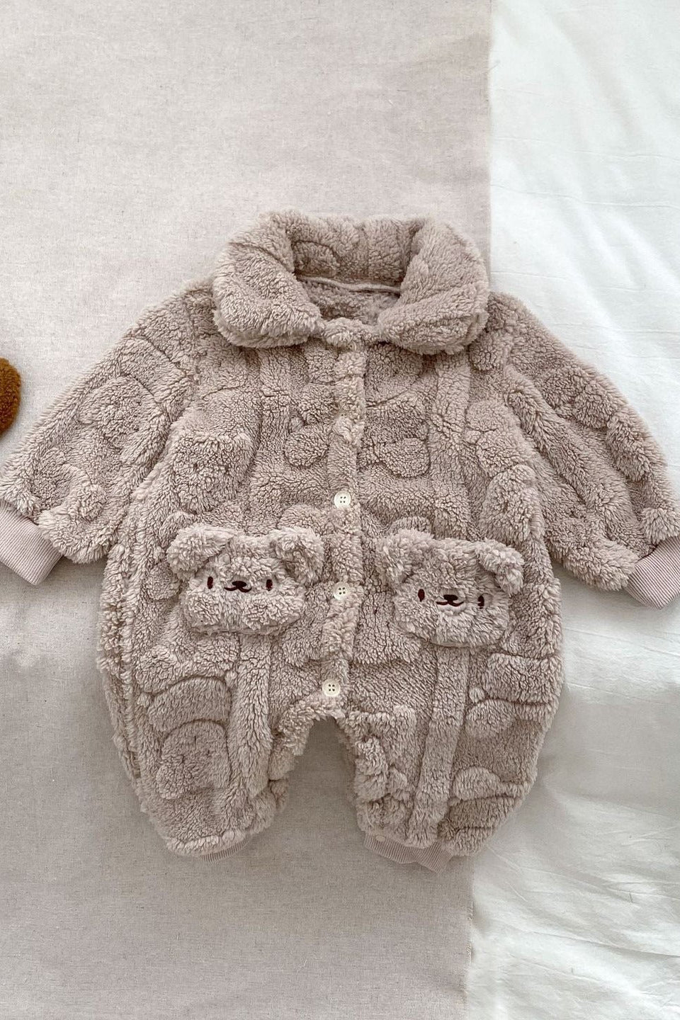 The Fur Bear Lining Fluffy Coat Romper Cozy Crew Club Pramsuits mora-uk.myshopify.com the-fur-bear-lining-fluffy-coat-romper Brown Fluff / 0-6 M TFBLFCRB0-6 20off, allproducts, baby, baby collection, bear, bear collection, bear print, BFCM-20, BFCM-25, BFCM20, boy, china, CHRISTMAS20, clothing, girl, hoodie, hoody, LINECARD, new in, nightwear, nonpersonalised, onesie, PADDY20, playsuit, WINTER20, zero