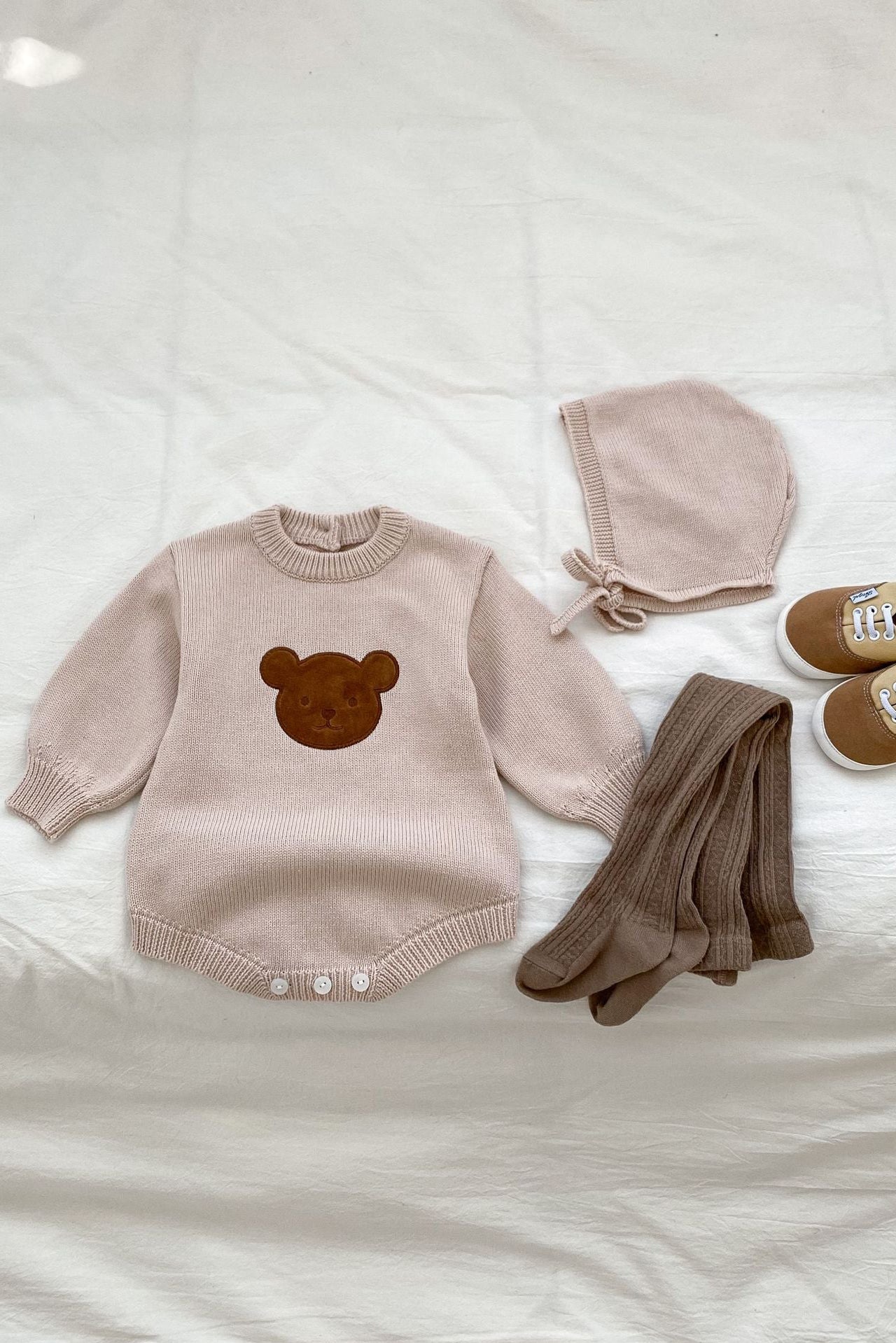 Winter Bear Knitted Bodysuit Cozy Crew Club Bodysuits mora-uk.myshopify.com winter-bear-bodysuit Cream Sunglasses / 0-6 M WBRC06 10off, 20off, allproducts, autumn, baby, baby collection, bear, bear collection, bear print, BFCM-50, BFCM20, bodysuit, china, CHRISTMAS20, clothing, KNIT, knitted, new in, nightwear, nonpersonalised, PADDY33, summersale24, winter, WINTER40, zero