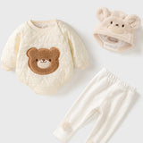 Bear 3 Piece Set (Bodysuit, Leggings, Hat) Cozy Crew Club Outfit Sets mora-uk.myshopify.com bear-3-piece-winter-set-bodysuit-leggings-hat   allproducts, Baby, baby collection, bear, bear collection, BFCM-30, China, CHRISTMAS20, clothing, daywear, headband, https://www.alibaba.com/product-detail/2021-Summer-Cotton-Babys-Bear-Print_1600355038752.html?spm=a2700.shop_plser.41413.28.583a3b41hqeqqQ, LINECARD, new in, nonpersonalised, outfit, PADDY10, pramsuit, set, shorts, summersale24, tshirt, WINTER20, zero