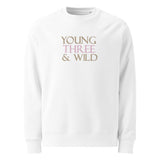 Young THREE and Wild 3rd Birthday Sweatshirt Personalised
