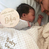 Cocole (Beige) Personalised Microfibre Soft Baby Blanket - Cozy Crew Club