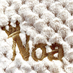 Cocole (Beige) Personalised Microfibre Soft Baby Blanket - Cozy Crew Club