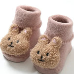 Boucle Teddy Slipper Socks Cozy Crew Club Slippers mora-uk.myshopify.com bear-boucle-teddy-slipper-socks Pink Rabbit / 0-12 M BBTSS-P012 10off, 20off, acc, accessories, accessory, allproducts, baby, bear socks, beautifulbambino, BFCM-20, BFCM-25, BFCM20, bow, China, CHRISTMAS20, clothing, daywear, kids, knee high socks, LINECARD, new in, nonpersonalised, PADDY10, ribbon, set, slip on, slipper, socks, whatnot, WINTER20, zero