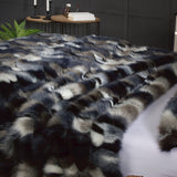 Mora Dinka Interior Luxury Soft Fox Faux Fur Throw Blanket