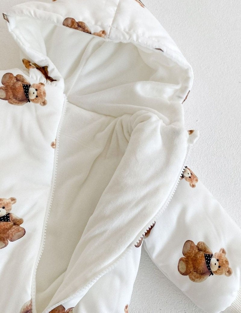 The Bear Puffer Suit with Hood - Cozy Crew Club