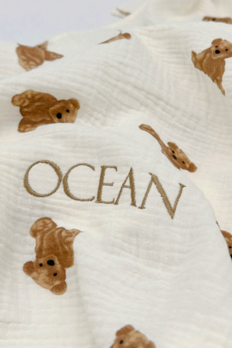 The Bear Muslin Blanket Swaddle Cozy Crew Club Blankets mora-uk.myshopify.com the-bear-blanket   20off, _upsell_bear-2-piece-t-shirt-shorts-set, allproducts, baby, bear, bear blanket, beautifulbambino, BFCM-30, BFCM20, BFMC-20, birthday, blanket, china, CHRISTMAS20, elena, embroidery, https://www.alibaba.com/product-detail/INS-Hot-Cute-Brown-Teddy-Bear_1600268157470.html, LINECARD, muslin, new in, PADDY10, personalise, soft, swaddle, WINTER20