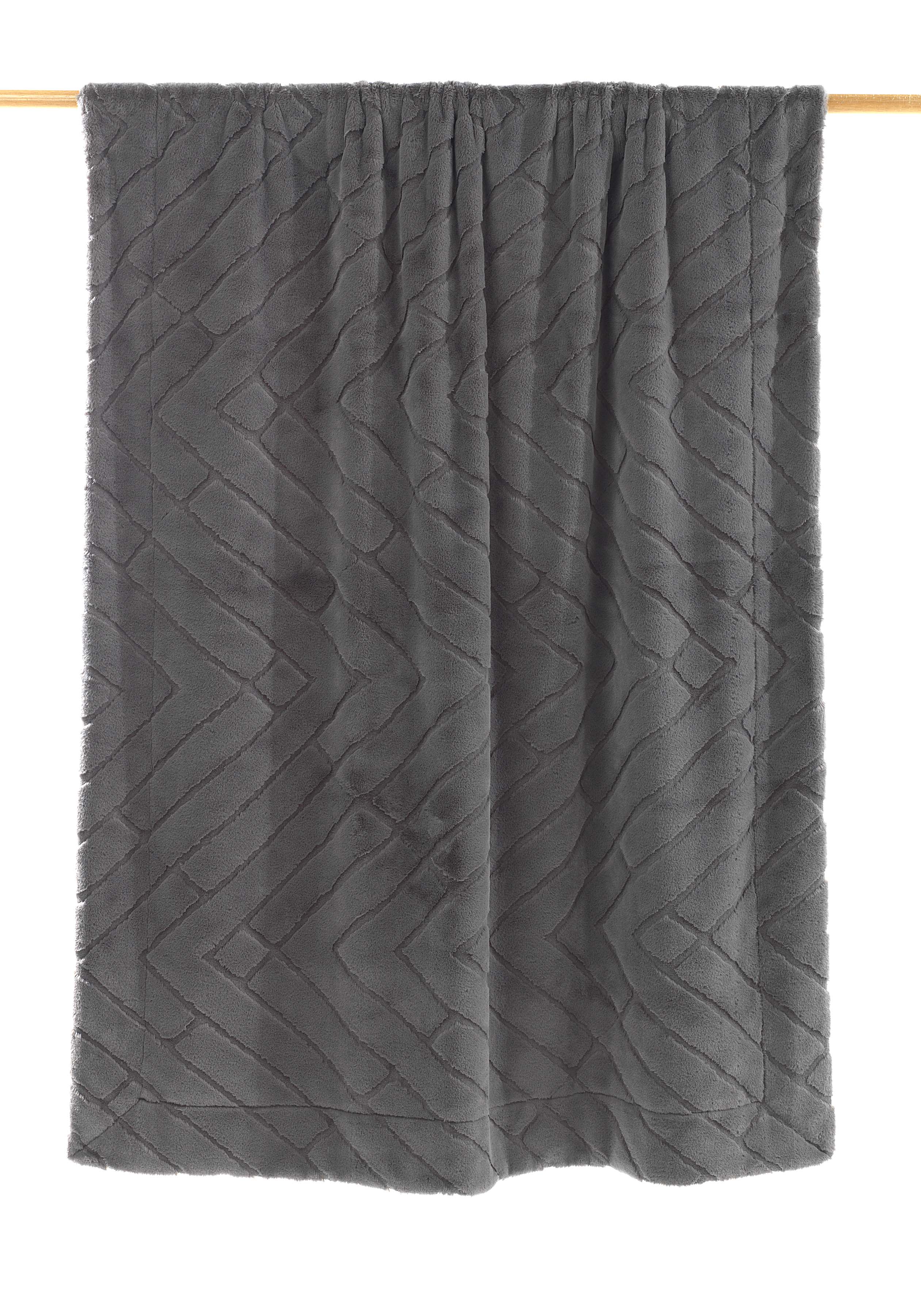 Mora Kaplan Interior Luxury Soft Fox Faux Fur Throw Blanket