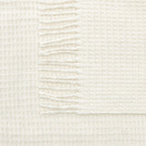 Mora Interior Eco (Natural Blanket) Throw, Chunky Knit Cotton, Cream