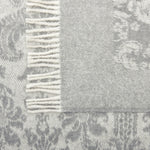Mora Interior Eco (Grey/Silver Blanket) Throw, Chunky Knit Cotton