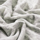 Mora Interior Eco (Grey/Silver Blanket) Throw, Chunky Knit Cotton
