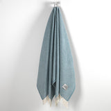 Mora Interior Eco (Turquoise) Soft Cotton Sofa Throw Blanket