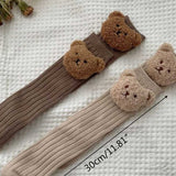 The Bear Knee Socks - Cozy Crew Club