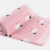Pink Sheep Crotchet Baby Blanket