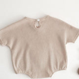 Waffle Bear Bodysuit Brown or Creme - Cozy Crew Club