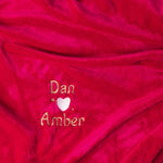 Couples Personalised Microfibre Soft Sofa Blanket - Cozy Crew Club