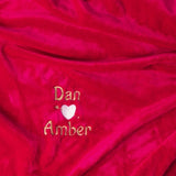 Couples Personalised Microfibre Soft Sofa Blanket - Cozy Crew Club
