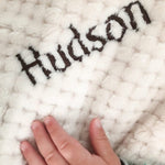 Cocole (Beige) Personalised Microfibre Soft Baby Blanket - Cozy Crew Club