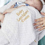 Mora Cocole (Grey) Personalised Microfibre Soft Baby Blanket - Cozy Crew Club