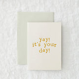 Yay It's Your Day - Gift Card